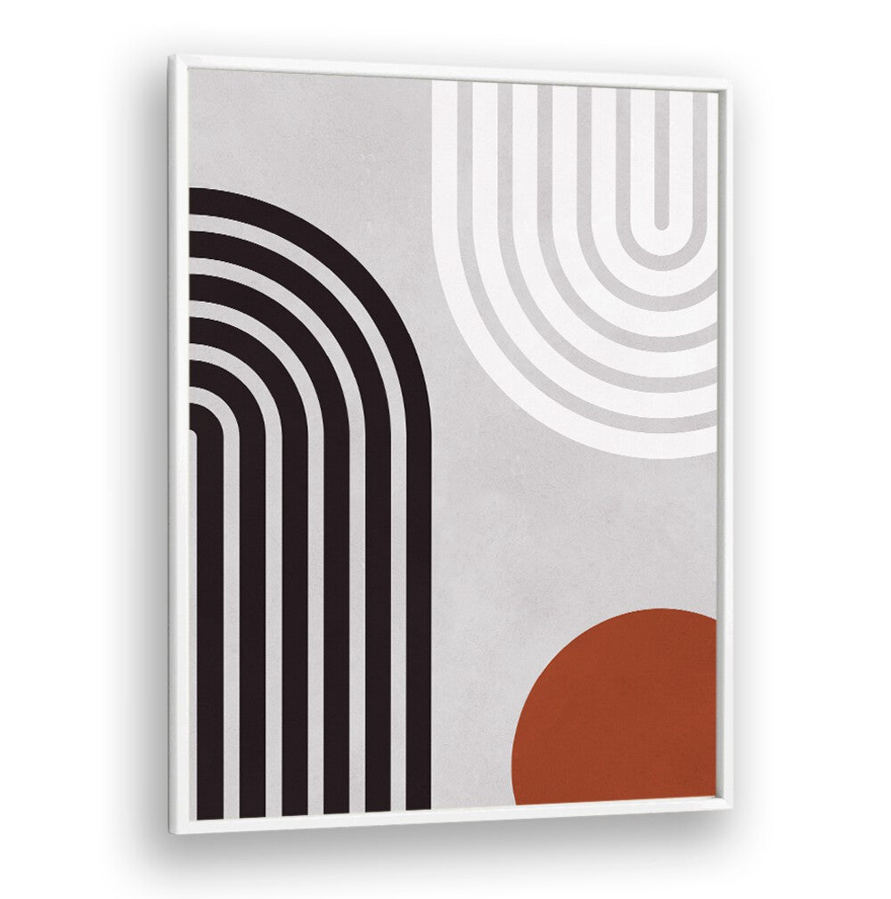 Discover LINES AND CIRCLES XIV, BOHO ART PAINTINGS, featuring modern patterns in earthy tones for stylish decor.