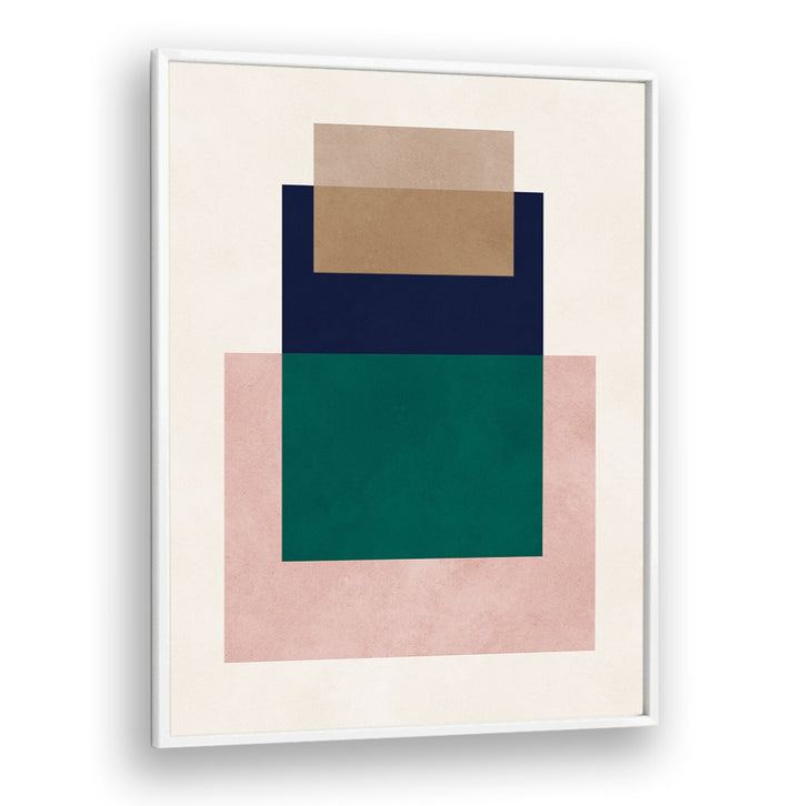 COLORFUL OVERLAY XVI, GEOMETRIC ART PRINTS features vibrant shapes and colors, perfect for enhancing artistic projects.
