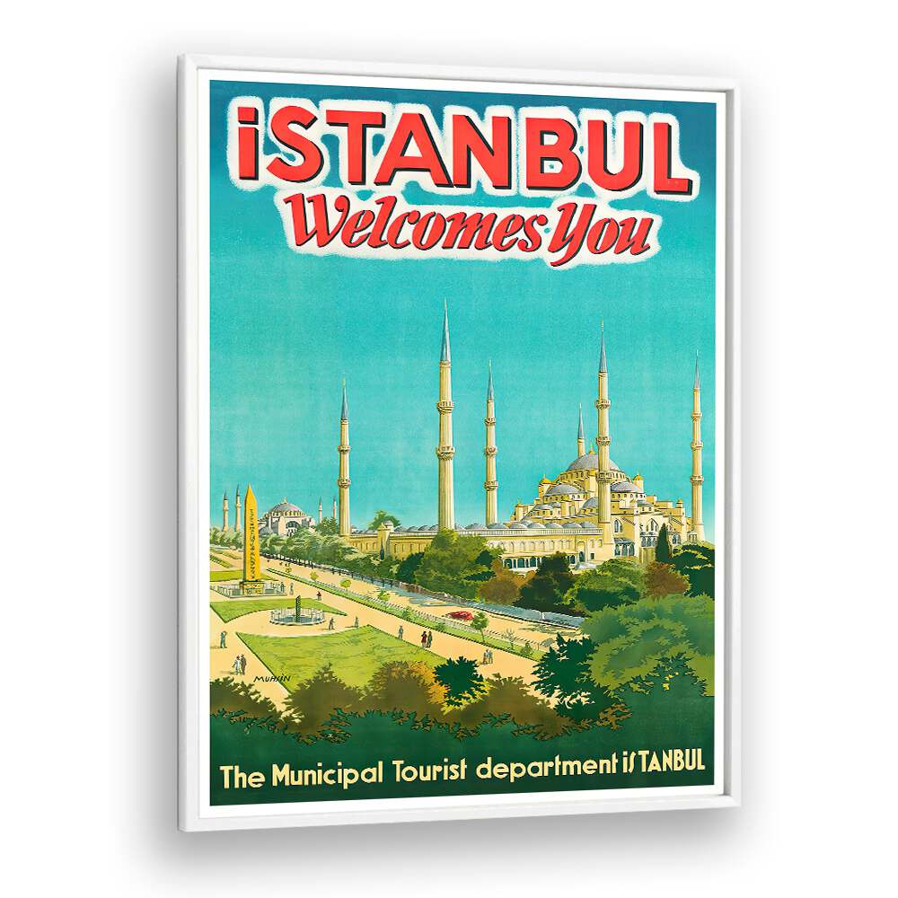 ISTANBUL II, VINTAGE TRAVEL POSTERS showcasing the iconic skyline and rich history of Istanbul in vibrant colors.