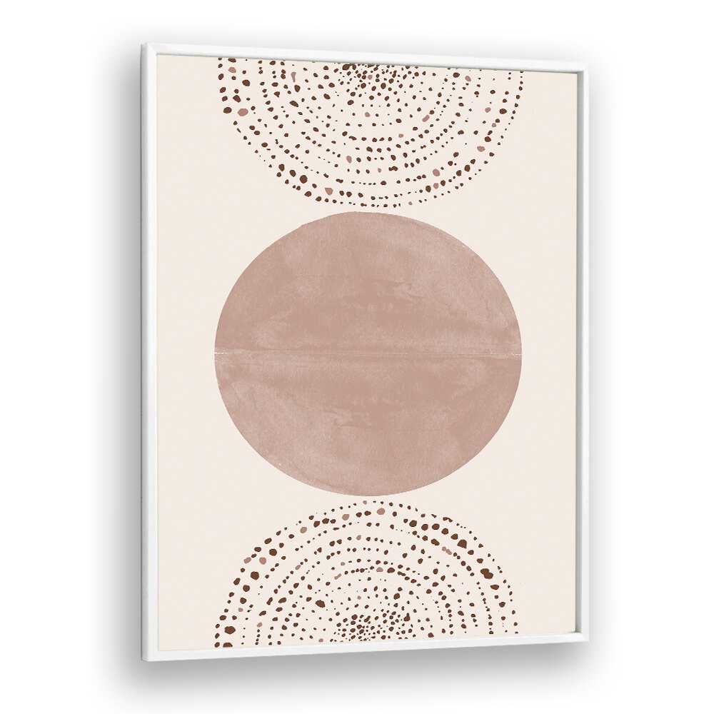 Elegant BOHO II art painting featuring soft earth tones, perfect for adding charm to your space by The Miuus Studio.