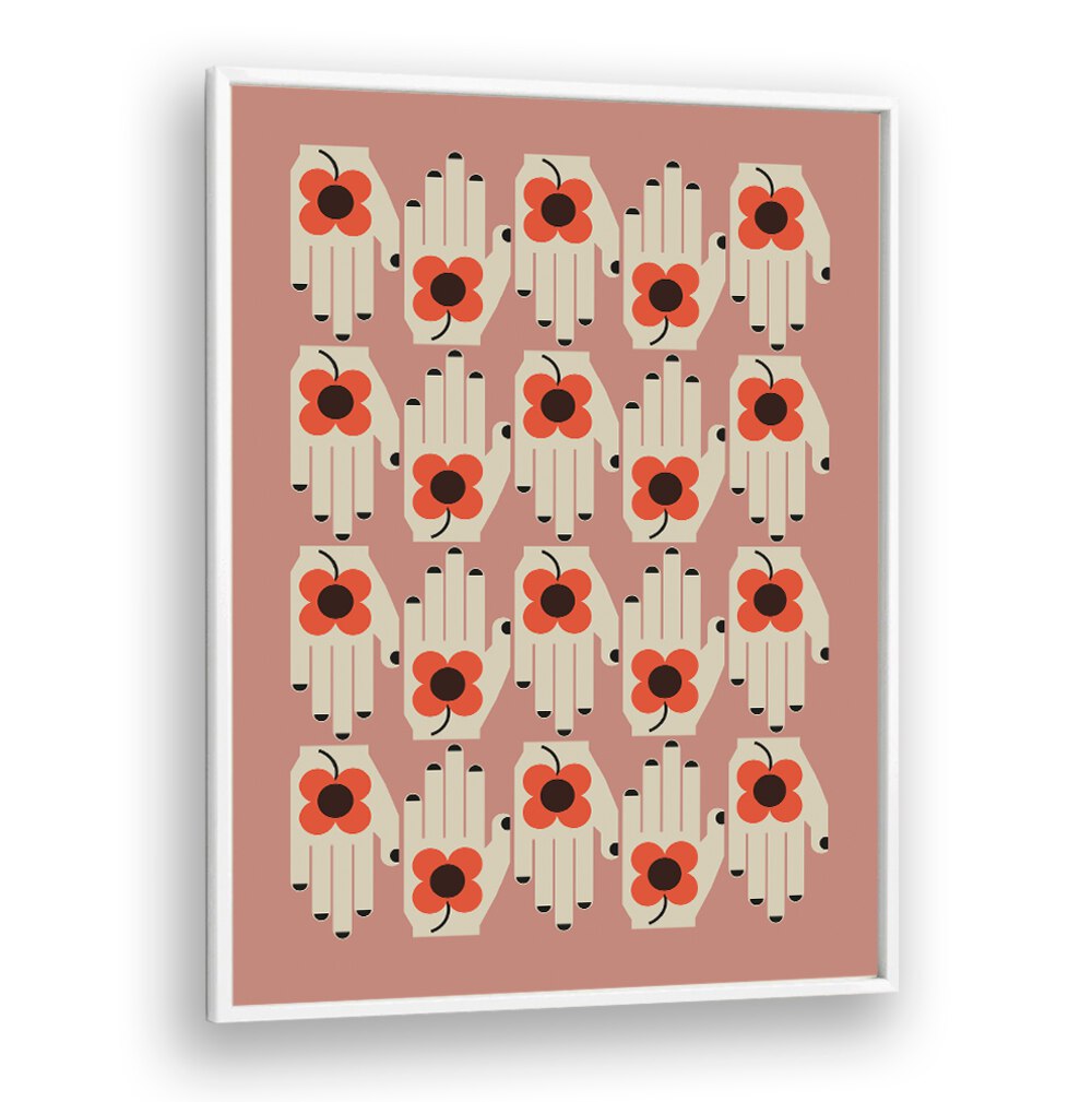 Vibrant FLOWER IN THE HAND, FLORAL FLOWER PAINTINGS brighten your space with stunning botanical art prints.