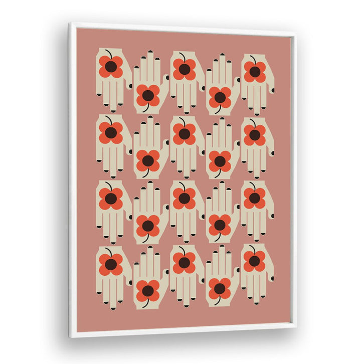 Vibrant FLOWER IN THE HAND, FLORAL FLOWER PAINTINGS brighten your space with stunning botanical art prints.