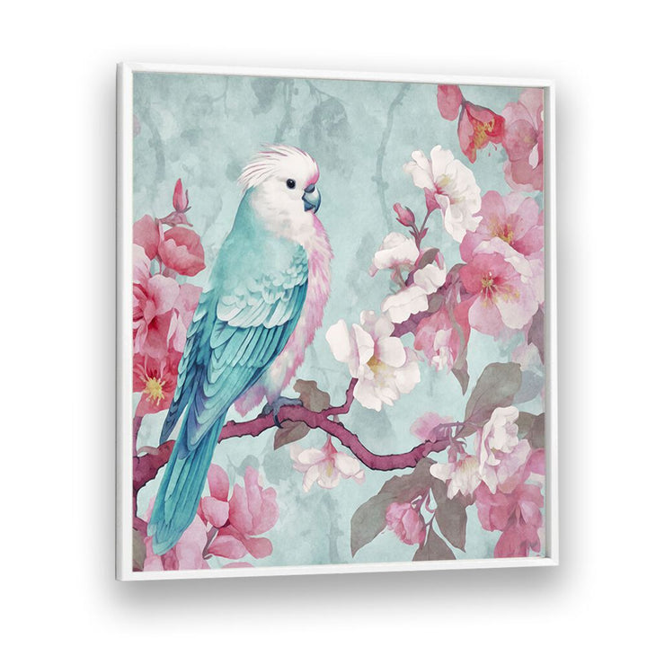 Vibrant SAKURA SPRING BIRD, ANIMAL PAINTINGS by Andrea Haase brings nature's beauty to your living space.
