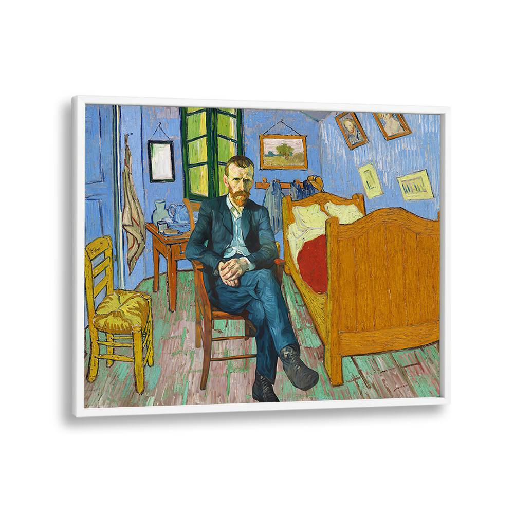 VINCENT'S ROOM, ALTERED ART PRINTS captures van Gogh's essence with contemporary flair by Dikhotomy, perfect for art lovers.