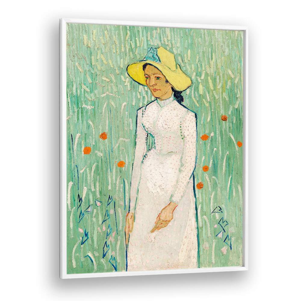 GIRL IN WHITE (1890) ,  VINTAGE PAINTINGS