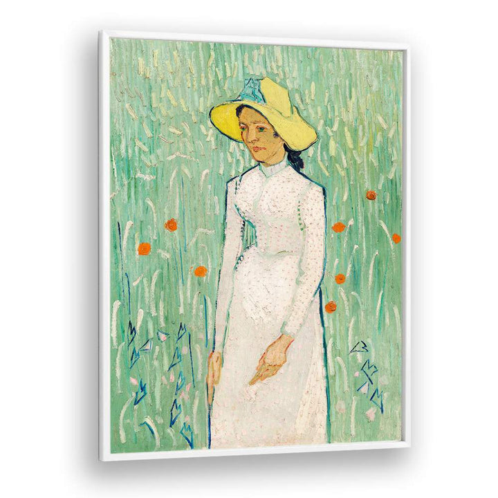 GIRL IN WHITE (1890) ,  VINTAGE PAINTINGS