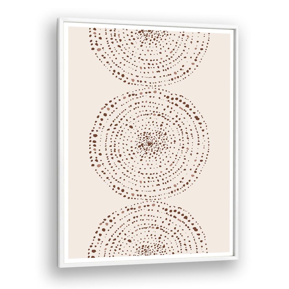 Captivating BOHO ART PAINTINGS from BOHO BY THE MIUUS STUDIO enhance modern aesthetics with stylish circular designs.