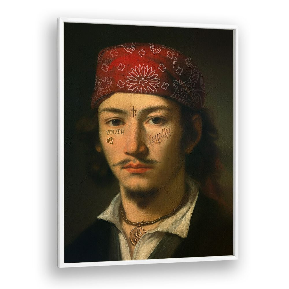 Urban artistry meets culture in the LATIN GANG, ALTERED ART PRINTS by Dikhotomy, showcasing captivating creativity.