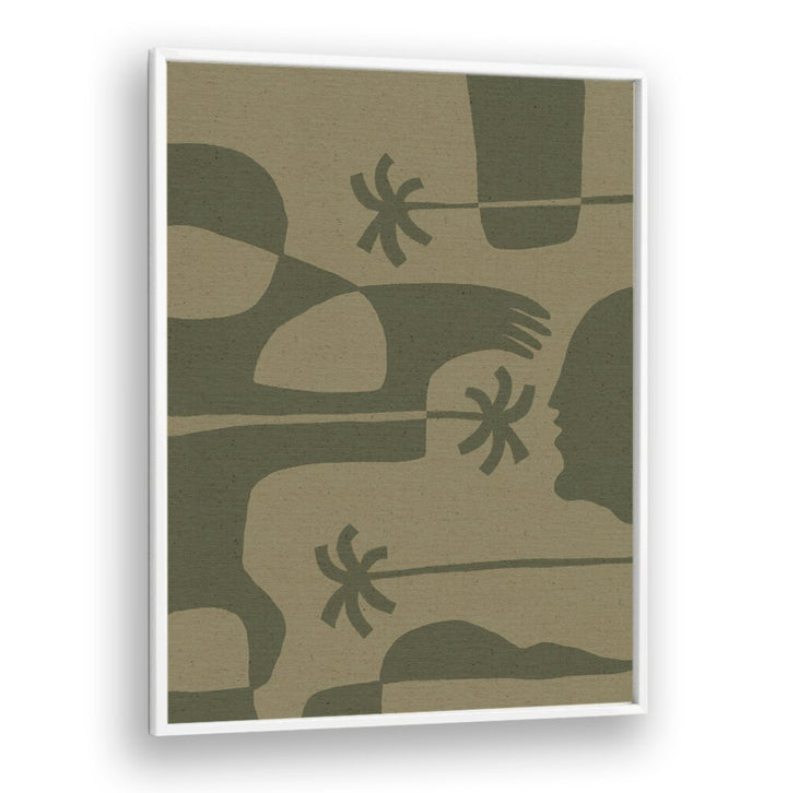 Abstract design featuring earthy tones, perfect for enhancing your space with THE LAND STORY VII, BOHO ART PAINTINGS.