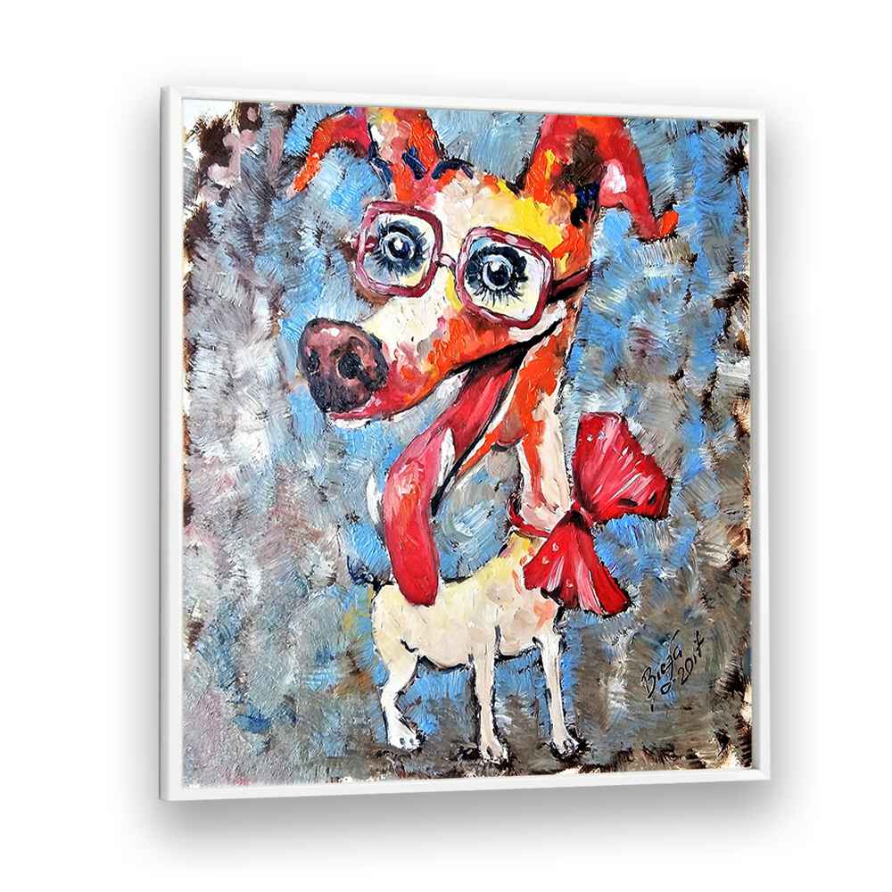 Bright and fun Smiling Jack Russell Comic Posters, perfect for adding charm to any space and delighting dog lovers.