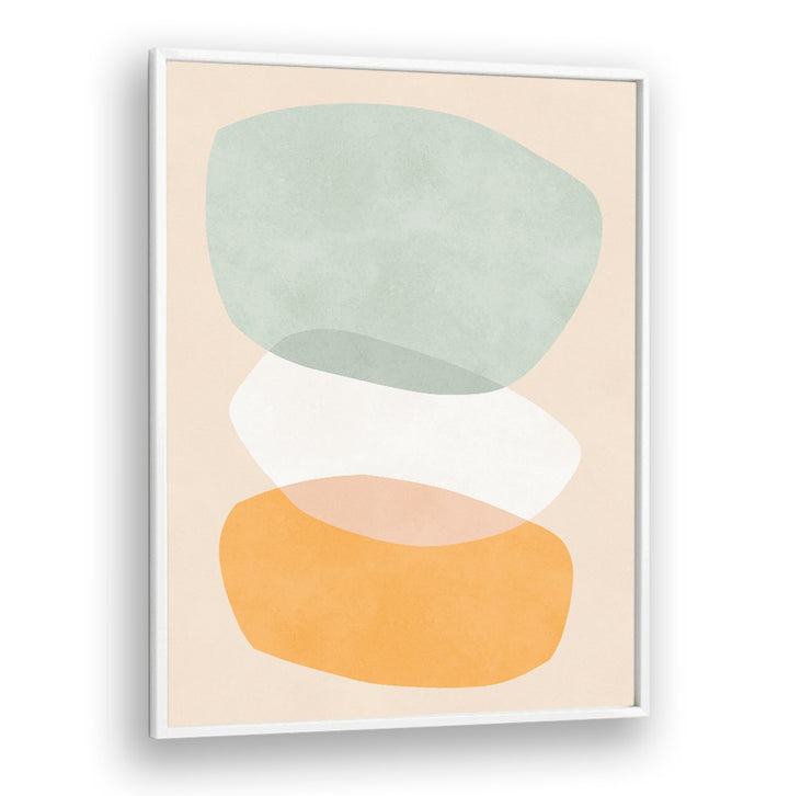Stylish ROCK OVERLAY II, ABSTRACT PAINTINGS in soothing colors, perfect for enhancing your outdoor aesthetic.