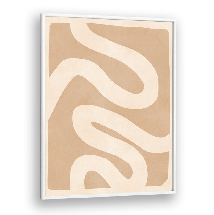 Elegant abstract design featuring flowing lines in neutral tones, perfect for enhancing spaces with EXPRESSIVE LINES V, ABSTRACT PAINTINGS.