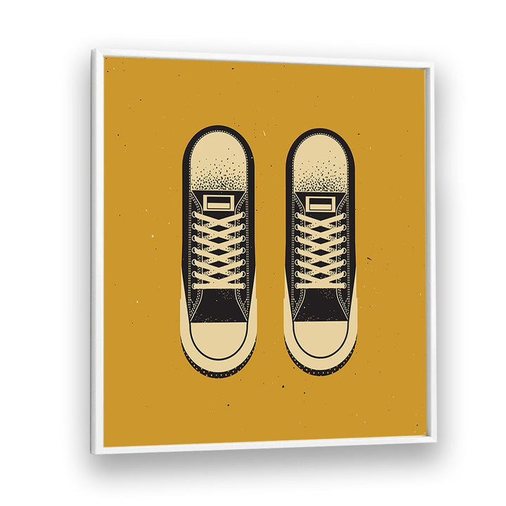 Stylish illustration of THE BLACK CHUCKS, FASHION POSTERS perfect for sneaker lovers and modern decor.