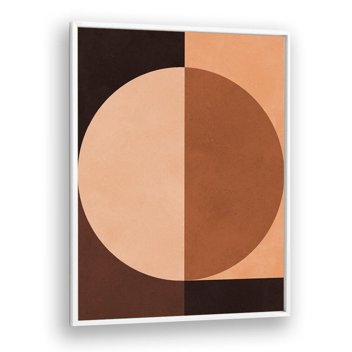 BROWN GEOMETRY III, GEOMETRIC ART PRINTS, features warm tones and modern geometric patterns for stylish décor.
