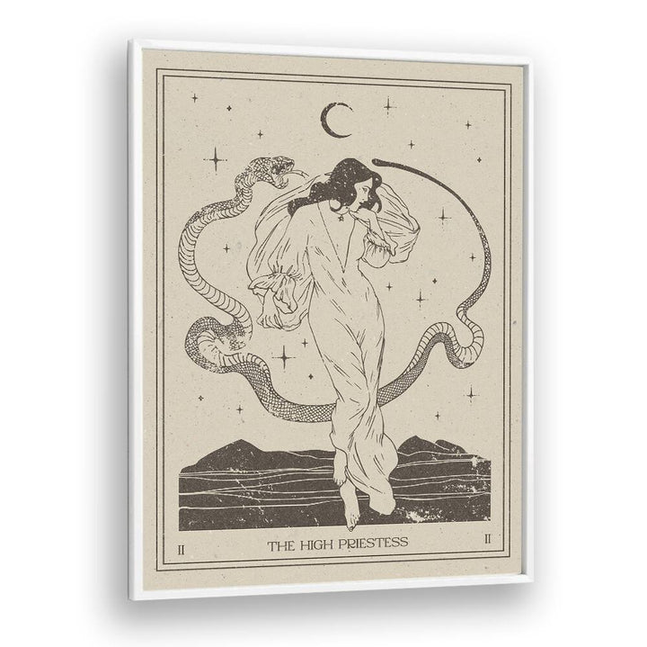 Transform your space with THE HIGH PRIESTESS, ZODIAC & TAROT POSTERS, showcasing mystical astrology art.