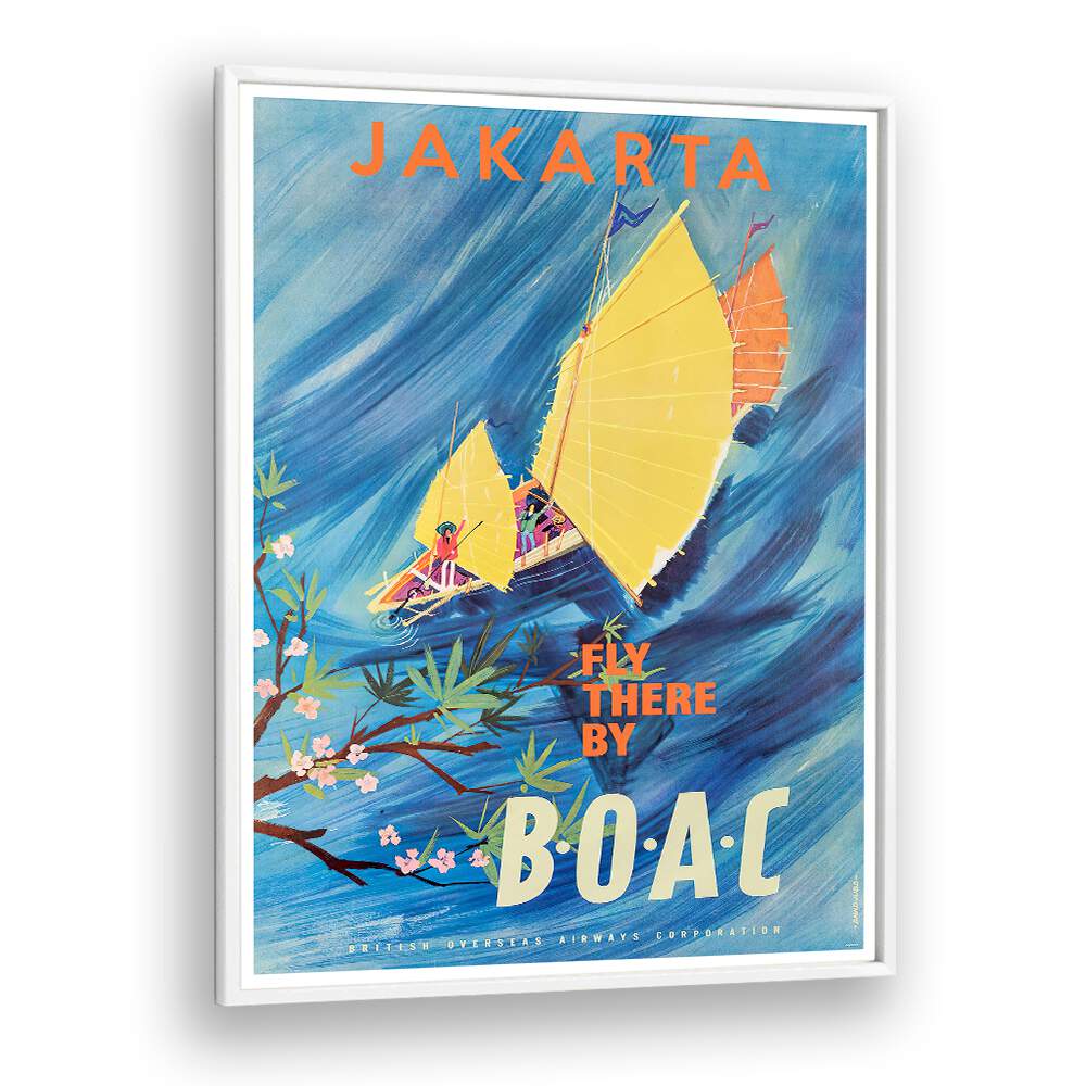 JAKARIA Vintage Travel Posters showcase vibrant art celebrating adventure and exploration, perfect for any space.