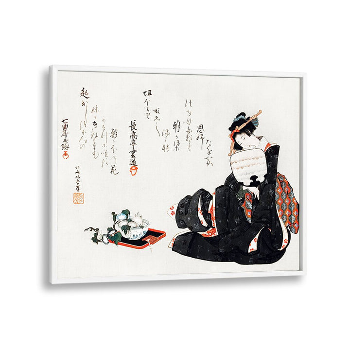 JAPANESE WOMAN III, VINTAGE PAINTINGS