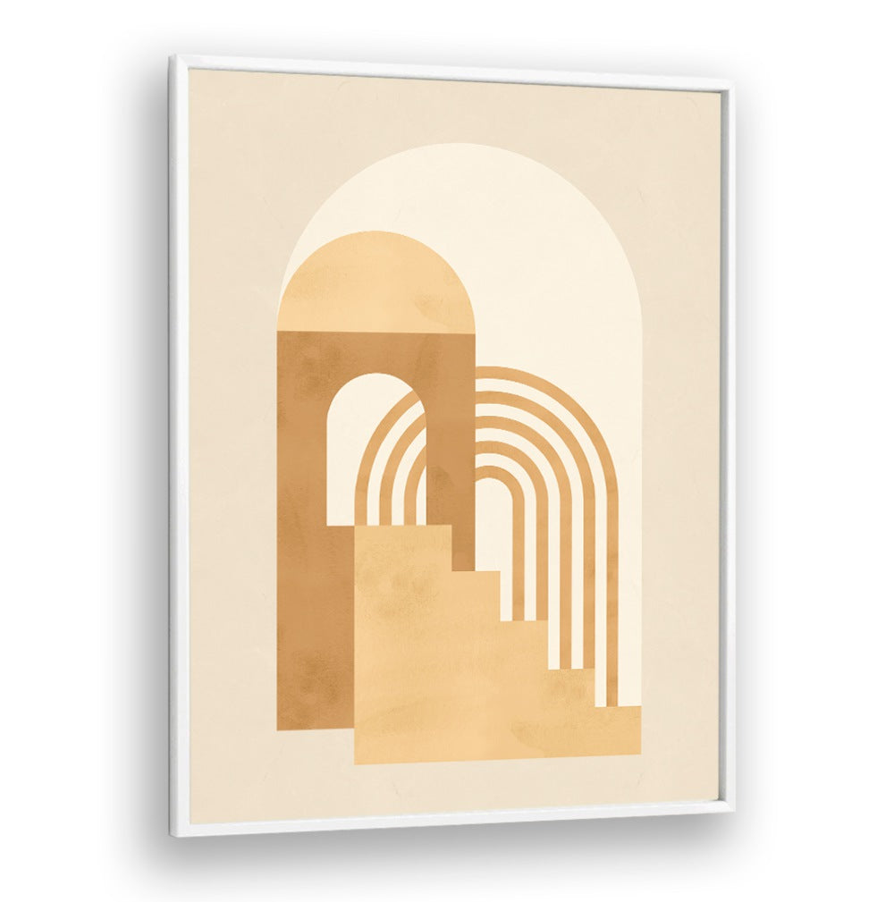 Geometric shapes create a striking focal point in the COMPOSITION, BOHO ART PAINTINGS for modern aesthetics.
