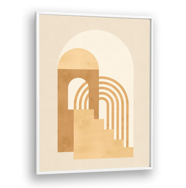Geometric shapes create a striking focal point in the COMPOSITION, BOHO ART PAINTINGS for modern aesthetics.