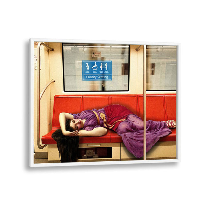 Transform your space with the PRIORITY SEATING, ALTERED ART PRINTS by Dikhotomy, blending creativity and conversation.