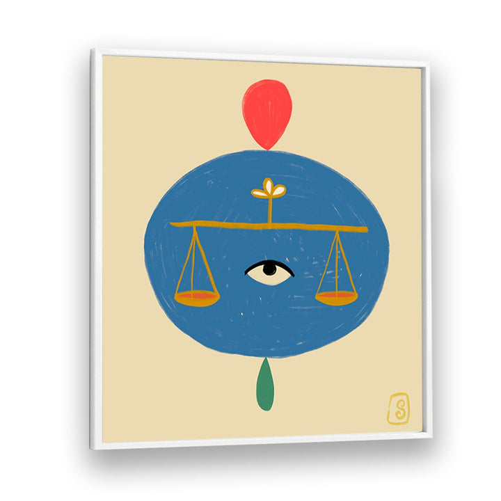 LIBRA III, ZODIAC poster elegantly blends art and astrology, perfect for enhancing your space with cosmic inspiration.