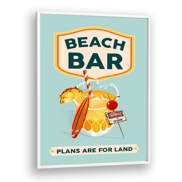 Colorful BEACH BAR COCKTAIL, BAR art print perfect for summer vibes at your home or commercial space.