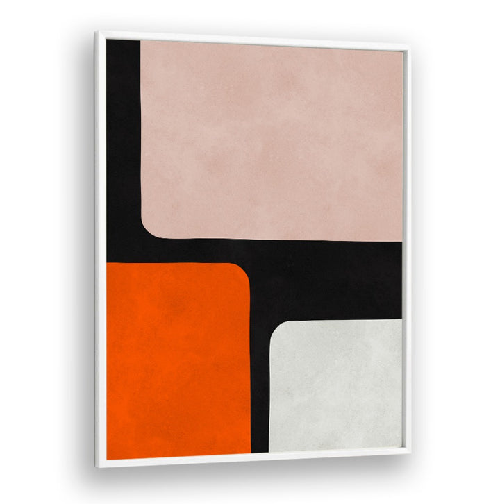 Vibrant EXPRESSIONIST I, GEOMETRIC ART PRINTS featuring abstract shapes in bold colors, perfect for modern decor.