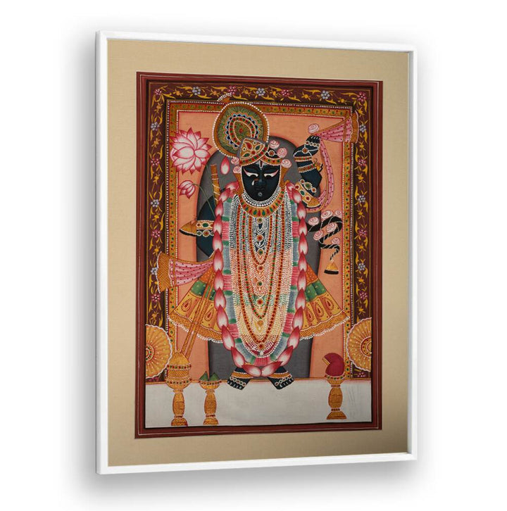 Exquisite SHRINATH JI II, INDIAN ART PAINTINGS showcasing vibrant traditional artistry to enhance your decor.
