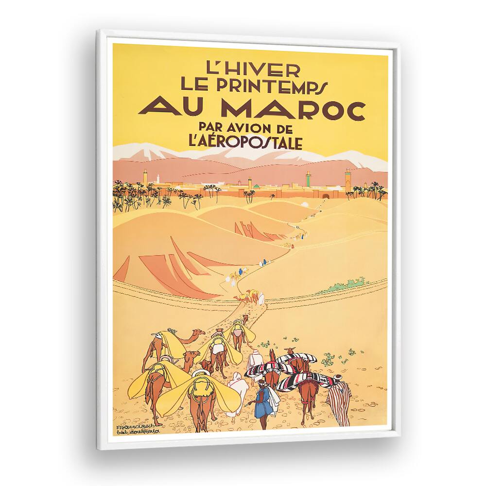 Bright vintage travel poster showcasing AVIATION AEROPOSTALE, evoking nostalgia for classic air travel adventures.