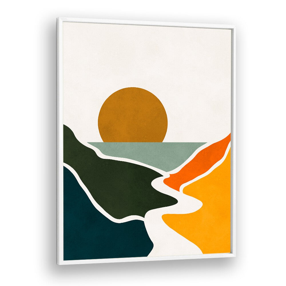 Stunning WATERCOLOR IX, LANDSCAPE PAINTINGS artwork capturing nature’s tranquility with vibrant abstract colors.