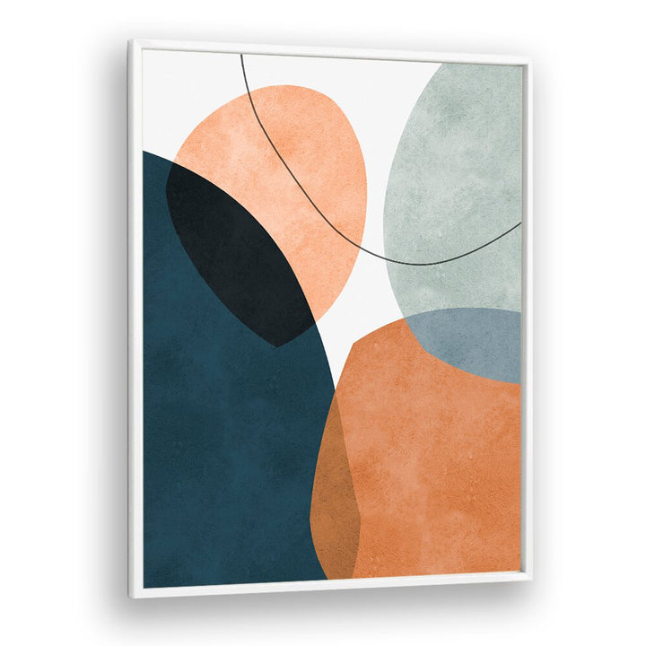 Stunning ABSTRACT SHAPES VI print showcasing vibrant colors and unique forms, perfect for modern ABSTRACT PAINTINGS decor.