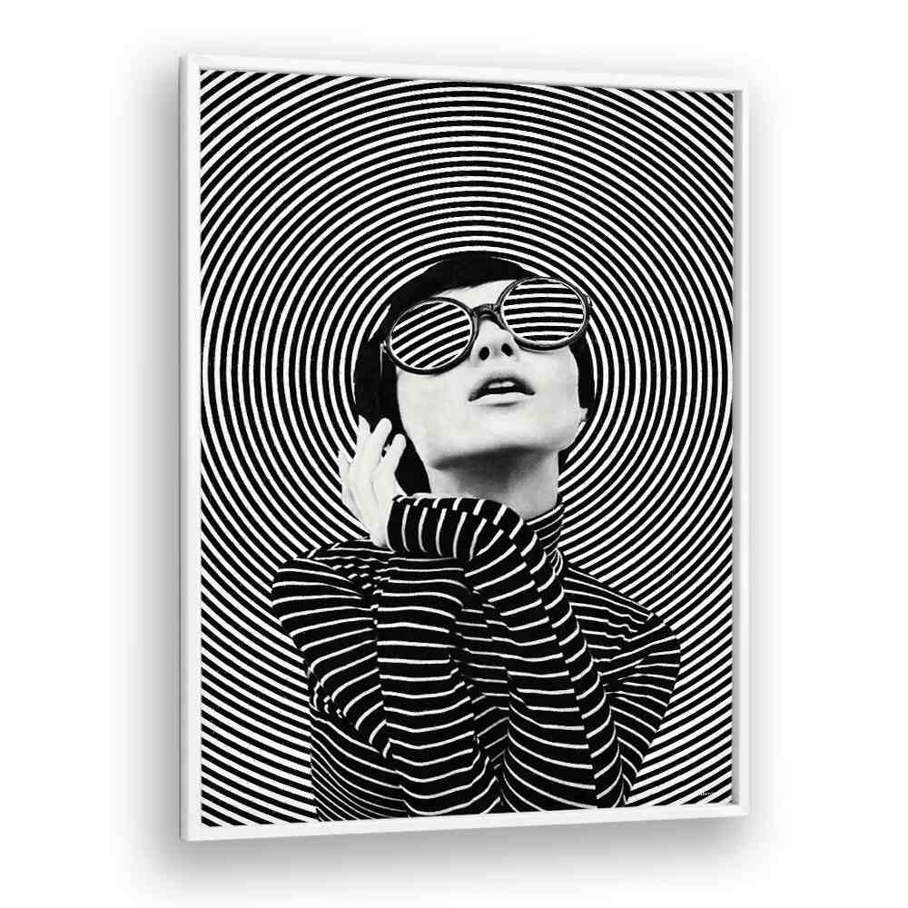 Striking portrait from "THOUGHTS IN A WHIRL, PORTRAITS" collection by Underdott, blending imagination and emotion.