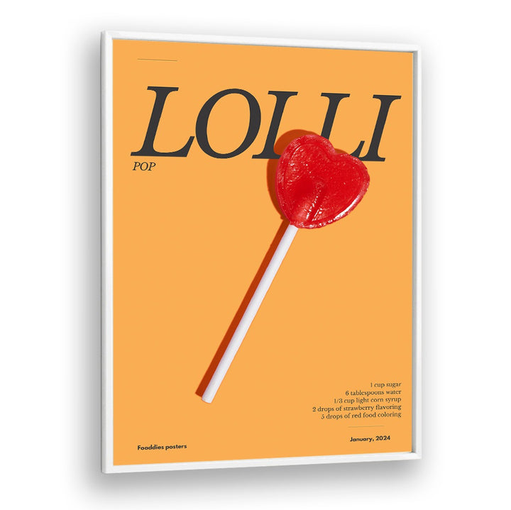 Delight in the HEART LOLLIPOP, BAR & CAFE ART, where creativity and sweetness combine in a heart-shaped treat.
