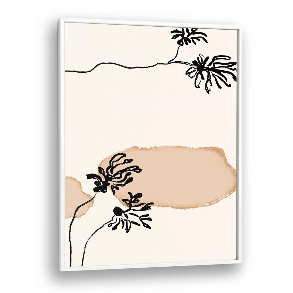 LEAVES NO II, FLORAL FLOWER PAINTINGS showcasing vibrant floral art, perfect for enhancing your living space's beauty.