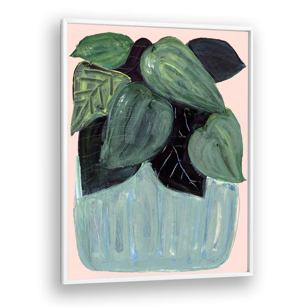 Vibrant Potted Plant No I, Floral Flower Paintings, perfect for transforming your home decor with nature's beauty.