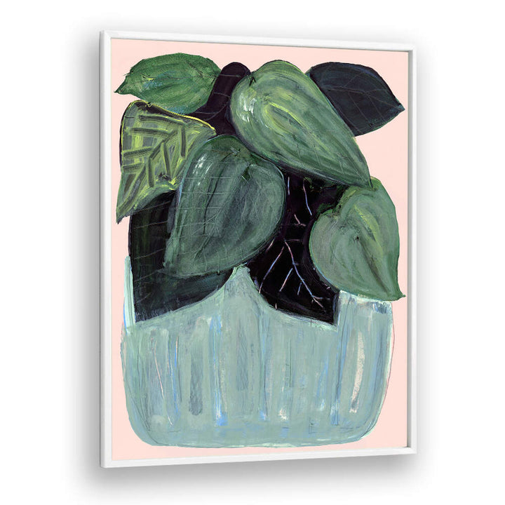 Vibrant Potted Plant No I, Floral Flower Paintings, perfect for transforming your home decor with nature's beauty.
