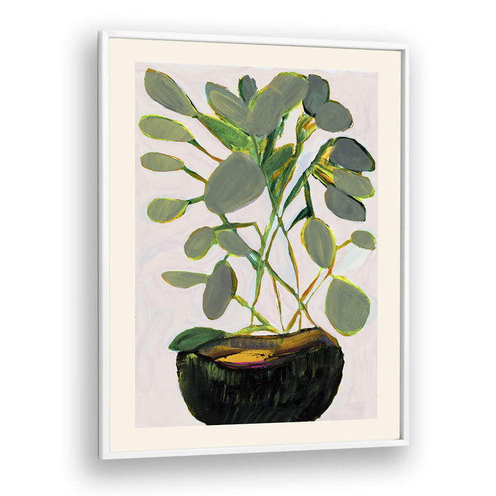 Bring nature indoors with PLANT II, FLORAL FLOWER PAINTINGS, showcasing vibrant greenery in an elegant design.