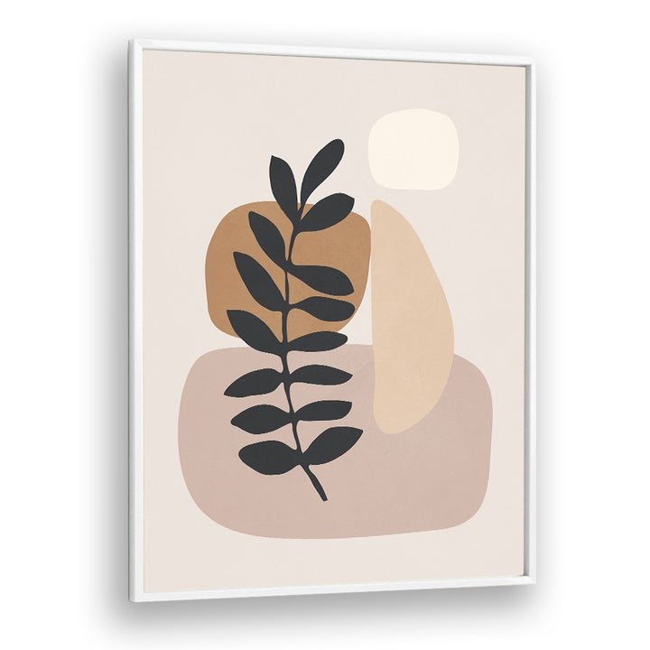 Elegant ABSTRACT MINIMAL PLANT, BOHO ART PAINTINGS featuring earthy tones and minimalist design for a chic decor.