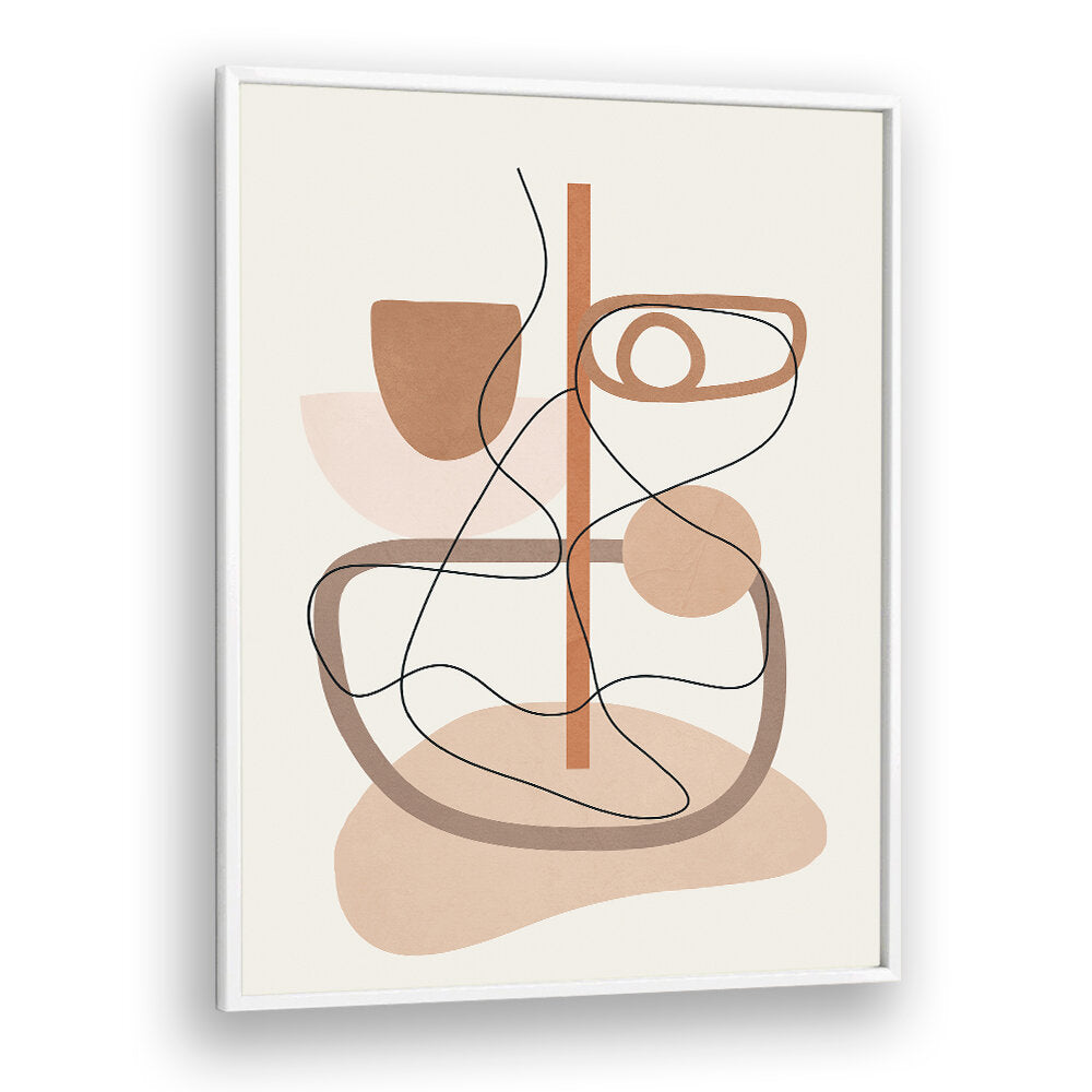 ABSTRACT LINE MOVEMENT I , BOHO ART PAINTINGS