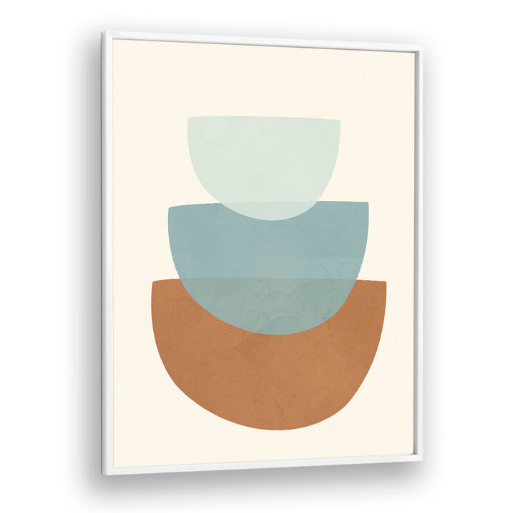 AZZURRO SHAPES I , BOHO ART PAINTINGS