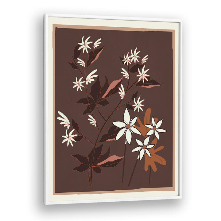 BLOSSOMS IN COCOA , FLORAL FLOWER PAINTINGS