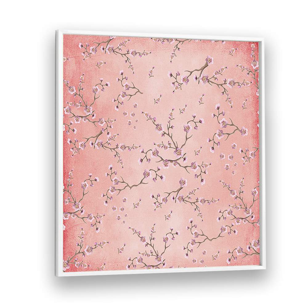 Delicate branches and blooms create a serene ambiance in BLOSSOMS ON BLUSH, FLORAL FLOWER PAINTINGS for any space.