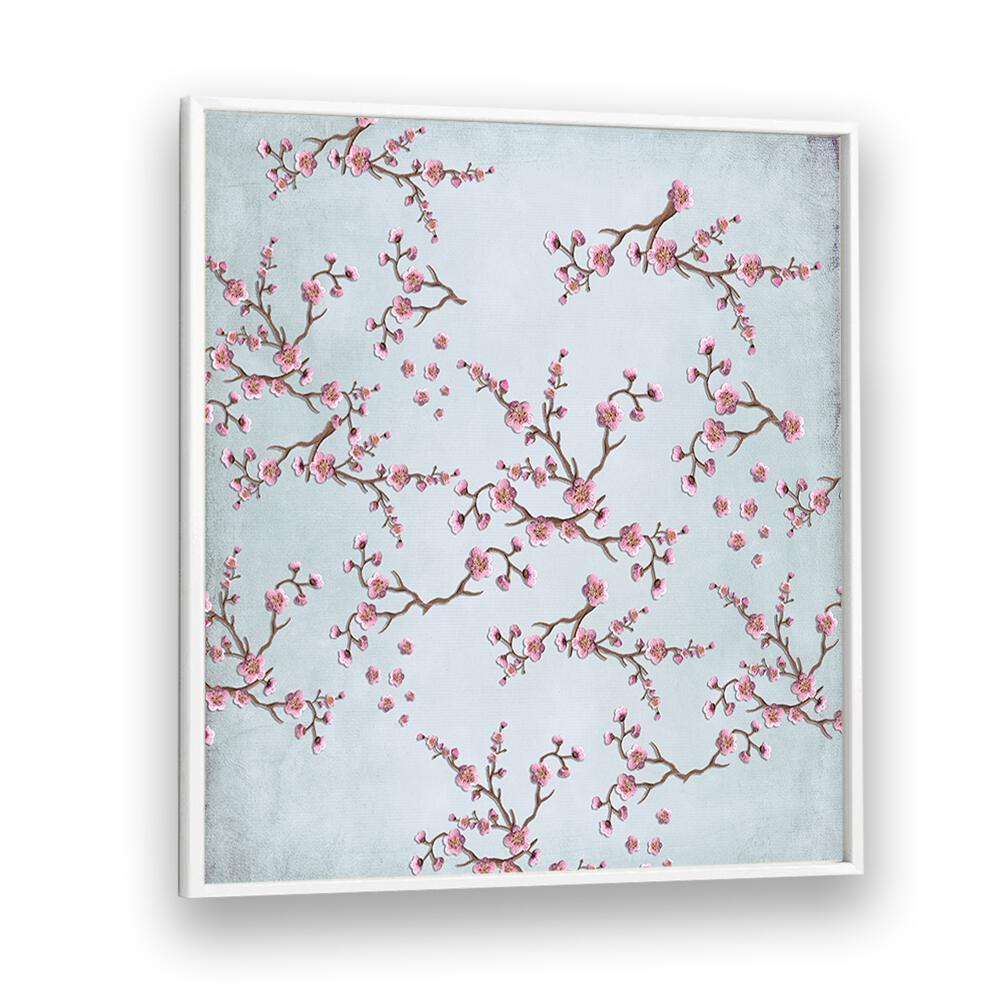 Delicate CHERRY BLOSSOM PINK FLOWERS, FLORAL FLOWER PAINTINGS brighten any space with their stunning design and colors.