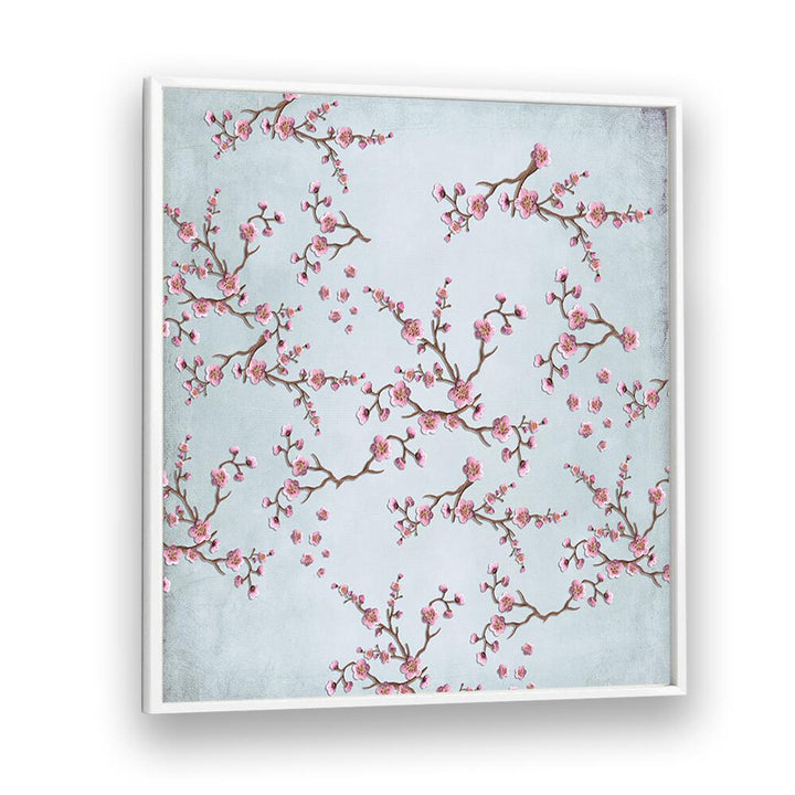Delicate CHERRY BLOSSOM PINK FLOWERS, FLORAL FLOWER PAINTINGS brighten any space with their stunning design and colors.