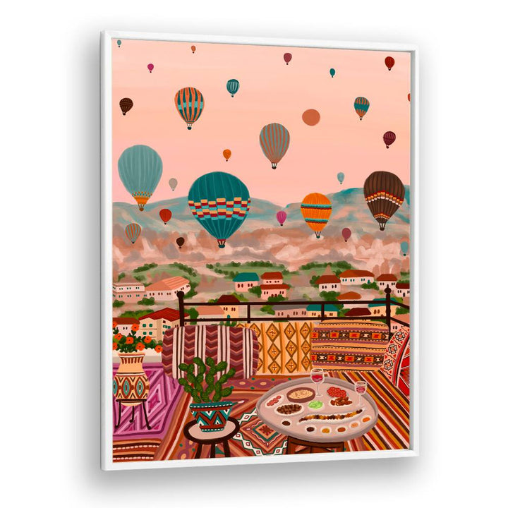 DREAMY BALLOON VISTA , TRAVEL POSTERS