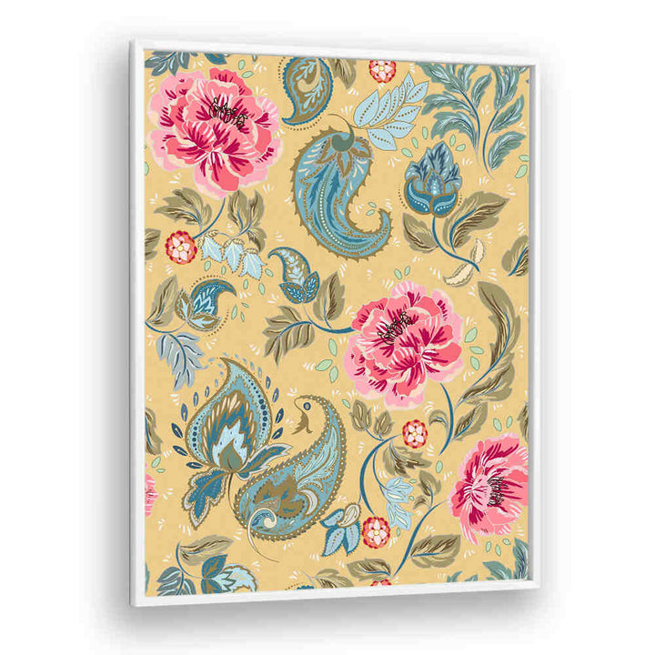 Colorful PAISLEY I, PATTERN ART PRINTS featuring intricate floral designs, perfect for elevating your home decor.