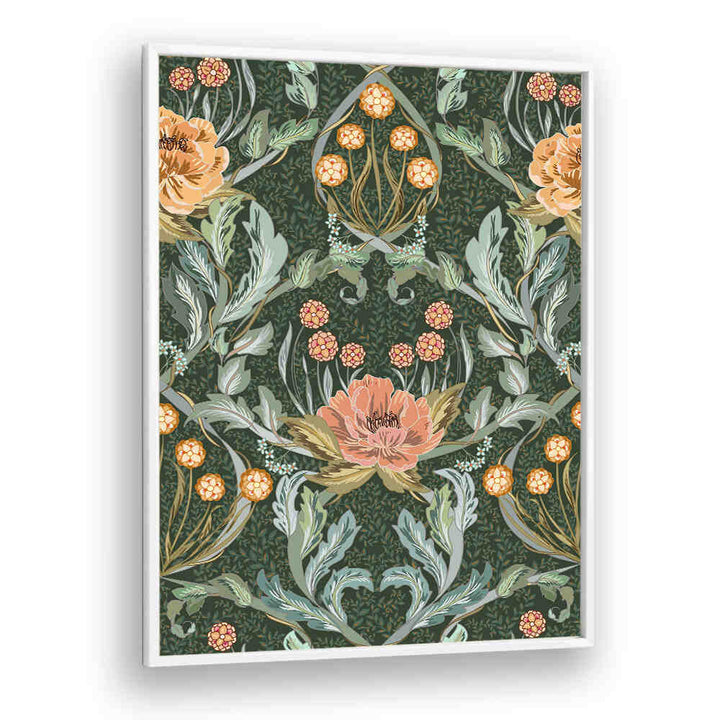 Elegant GOLDEN FOREST PATTERN, PATTERN ART PRINTS featuring floral designs to enhance your living space decor.