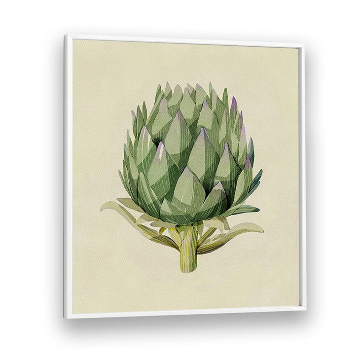 Artichoke Floral Flower Paintings showcase elegant artistry, perfect for enhancing any living space decor.