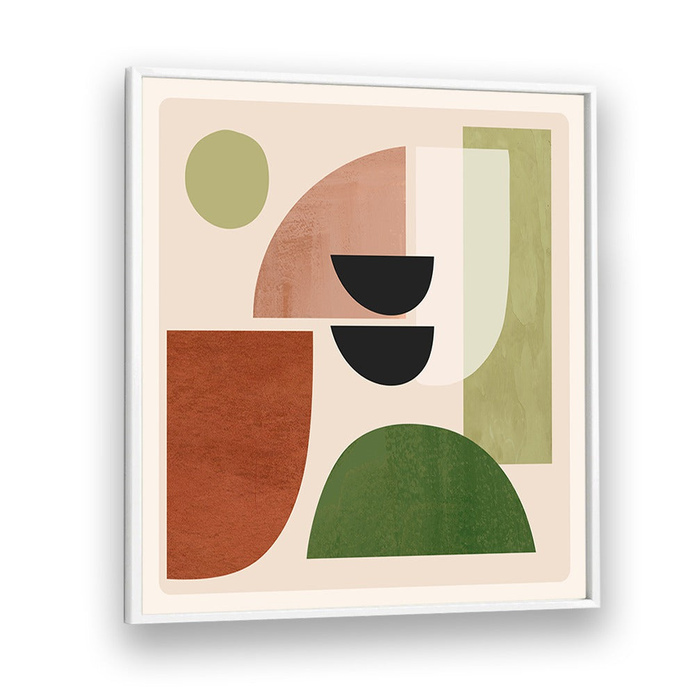 ABSTRACT MINIMAL SHAPES III, BOHO ART PAINTINGS feature modern, colorful geometric shapes for stylish decor.