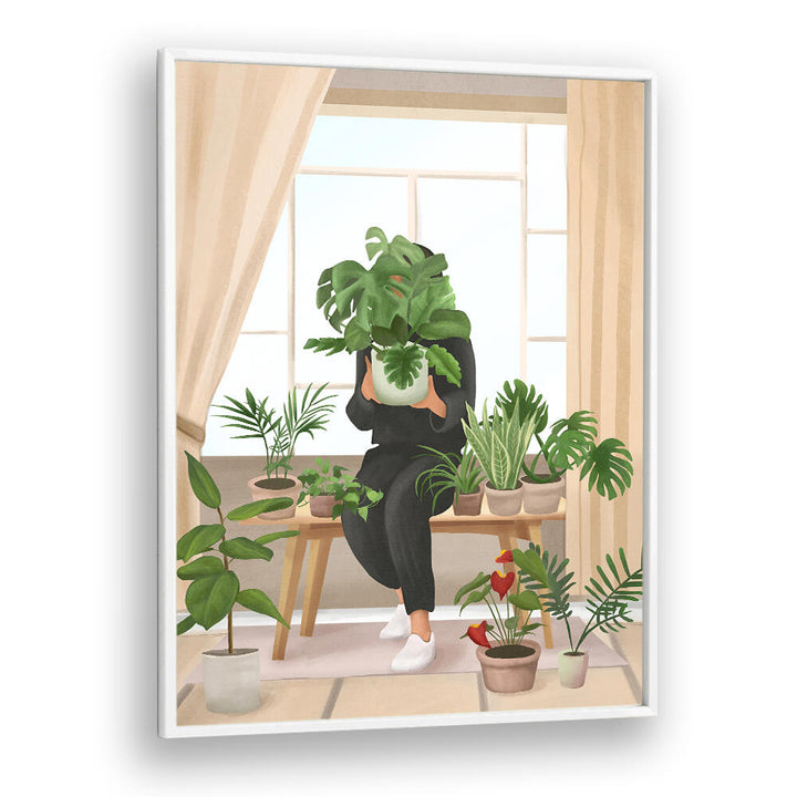 MY LITTLE GARDEN II , BOHO ART PAINTINGS